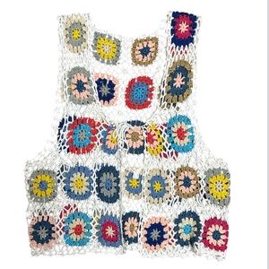 Granny Square Crochet Vest